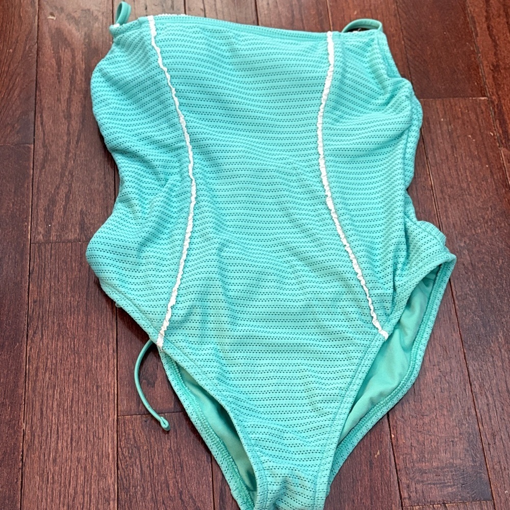 Shade and Shore Turquoise One-Piece Swimsuit